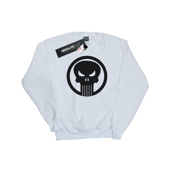 Marvel Mens The Punisher Skull Circle Sweatshirt