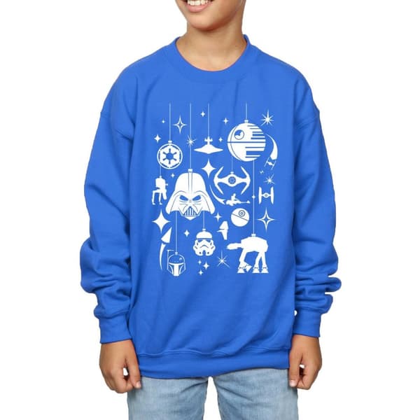 Star Wars Boys Christmas Decorations Sweatshirt