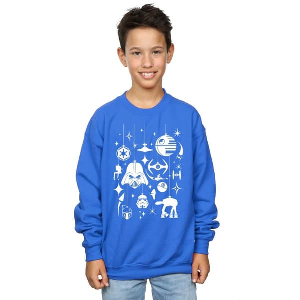 Star Wars Boys Christmas Decorations Sweatshirt