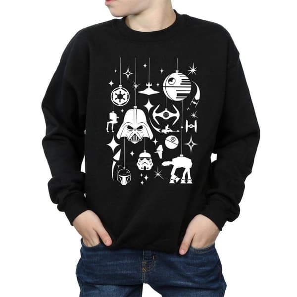 Star Wars Boys Christmas Decorations Sweatshirt