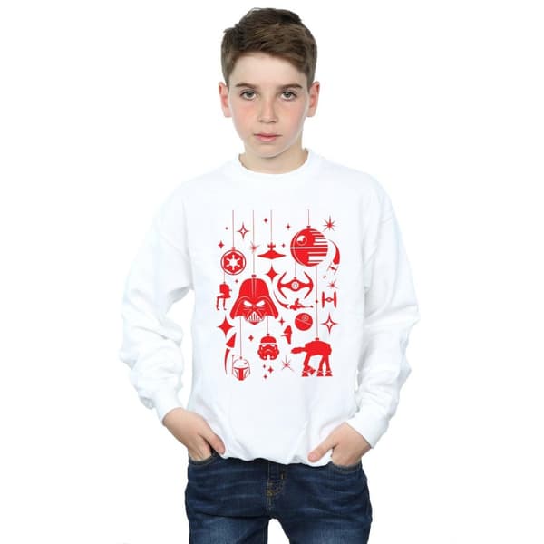 Star Wars Boys Christmas Decorations Sweatshirt