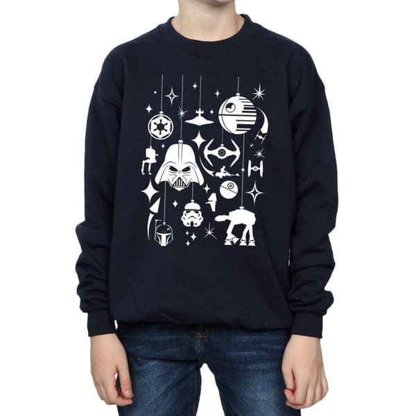 Star Wars Boys Christmas Decorations Sweatshirt