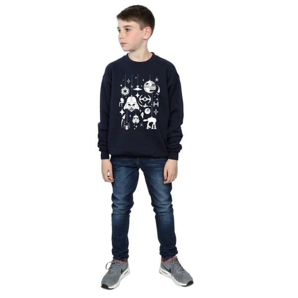 Star Wars Boys Christmas Decorations Sweatshirt