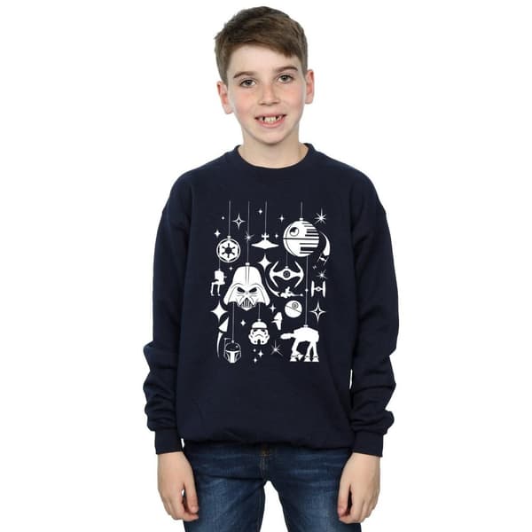 Star Wars Boys Christmas Decorations Sweatshirt