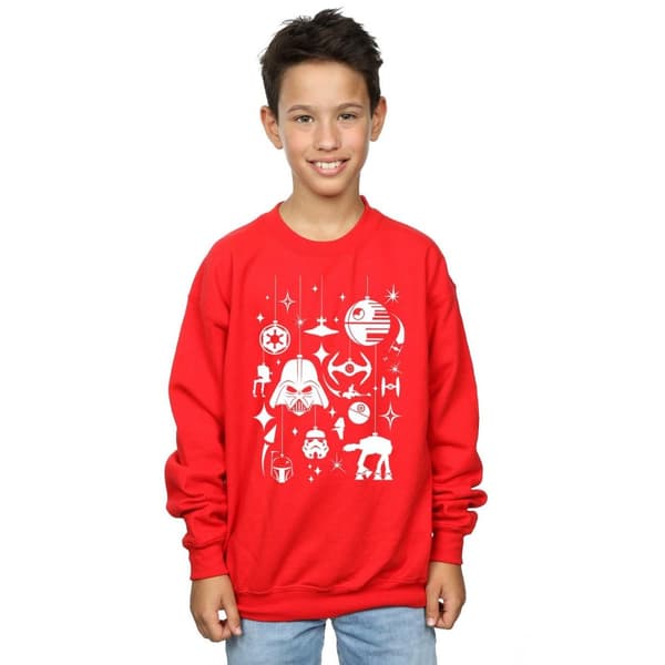 Star Wars Boys Christmas Decorations Sweatshirt