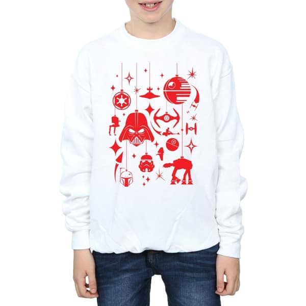 Star Wars Boys Christmas Decorations Sweatshirt