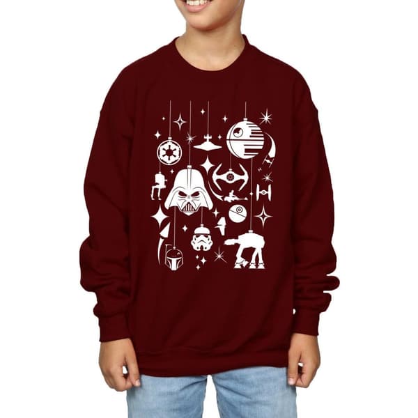 Star Wars Boys Christmas Decorations Sweatshirt