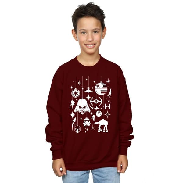 Star Wars Boys Christmas Decorations Sweatshirt