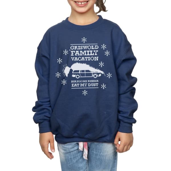 National Lampoon´s Christmas Vacation Girls Eat My Dust Sweatshirt