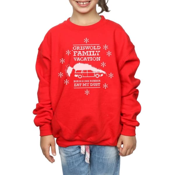 National Lampoon´s Christmas Vacation Girls Eat My Dust Sweatshirt