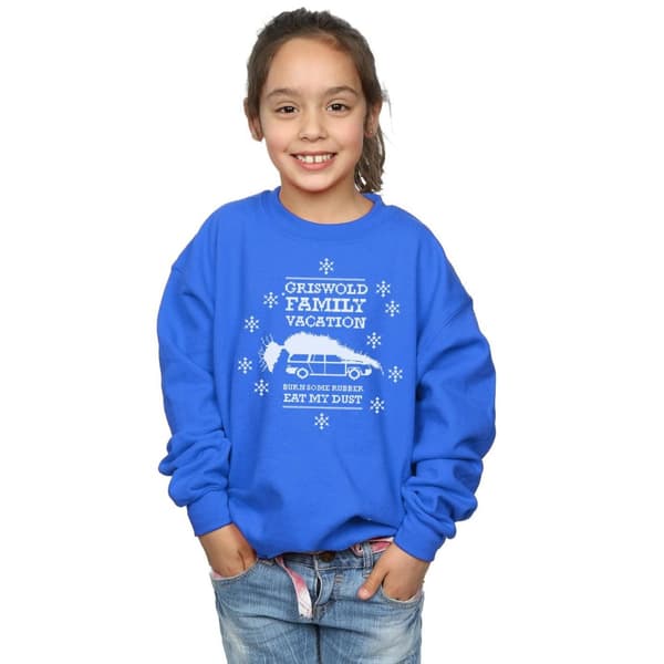 National Lampoon´s Christmas Vacation Girls Eat My Dust Sweatshirt