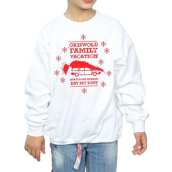 National Lampoon´s Christmas Vacation Girls Eat My Dust Sweatshirt