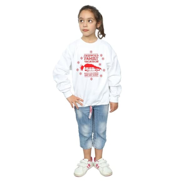 National Lampoon´s Christmas Vacation Girls Eat My Dust Sweatshirt