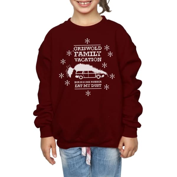 National Lampoon´s Christmas Vacation Girls Eat My Dust Sweatshirt