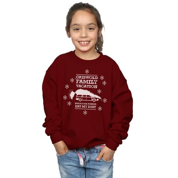 National Lampoon´s Christmas Vacation Girls Eat My Dust Sweatshirt