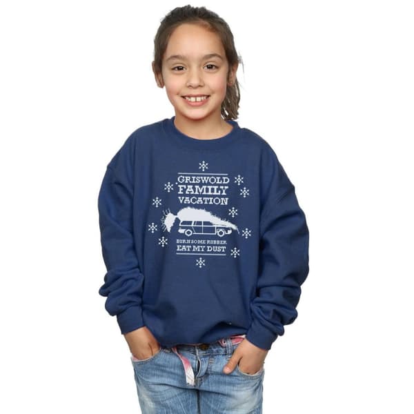 National Lampoon´s Christmas Vacation Girls Eat My Dust Sweatshirt