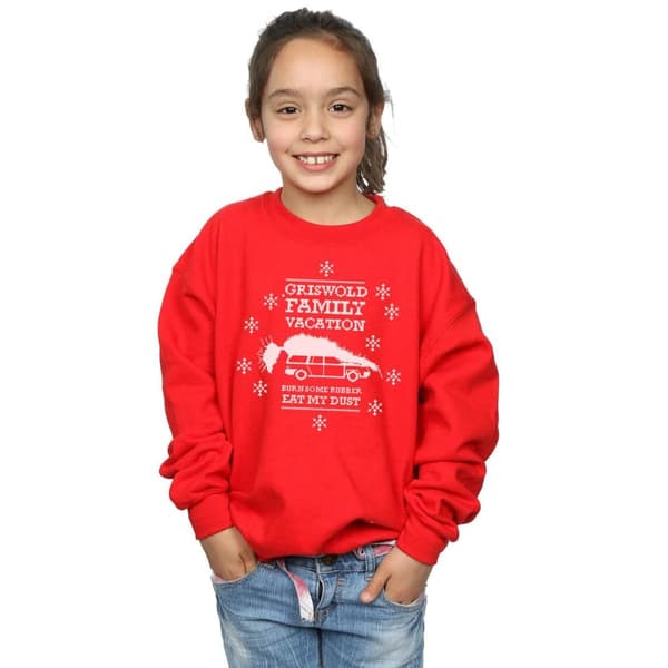 National Lampoon´s Christmas Vacation Girls Eat My Dust Sweatshirt