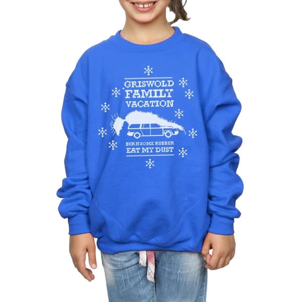 National Lampoon´s Christmas Vacation Girls Eat My Dust Sweatshirt