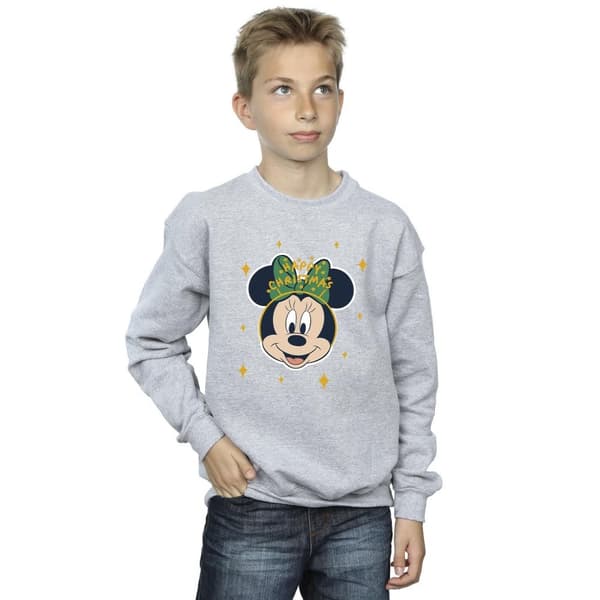 Disney Boys Minnie Mouse Happy Christmas Sweatshirt