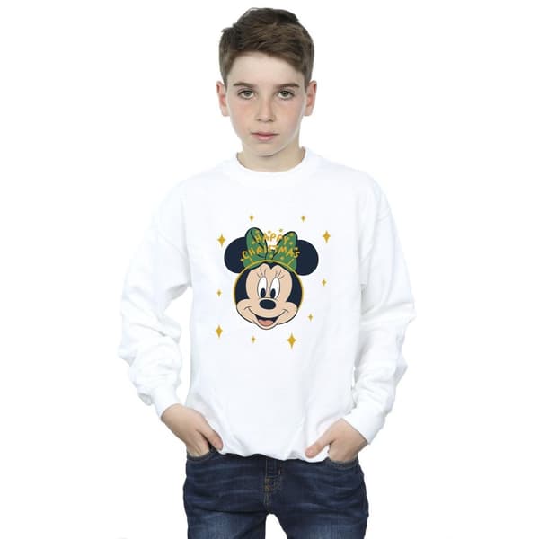 Disney Boys Minnie Mouse Happy Christmas Sweatshirt