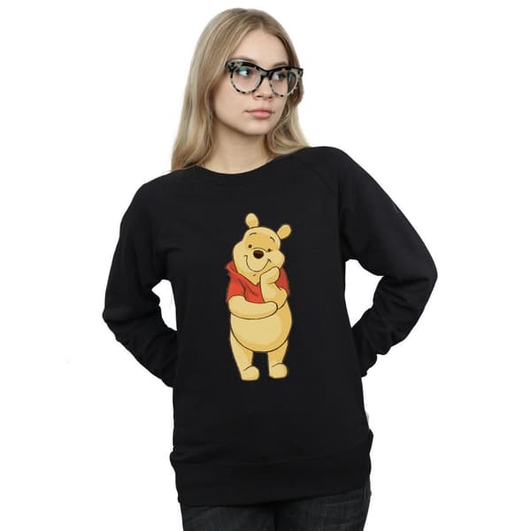Disney Womens/Ladies Winnie The Pooh Cute Sweatshirt