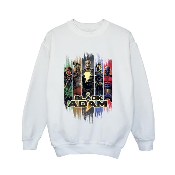 DC Comics Boys Black Adam JSA Complete Group Sweatshirt
