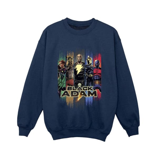 DC Comics Black Adam JSA Complete Group-tröja för pojkar