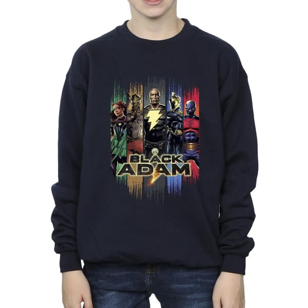 DC Comics Boys Black Adam JSA Complete Group Sweatshirt