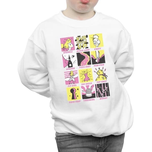 Disney Pojkar Tinkerbell Squares Sweatshirt