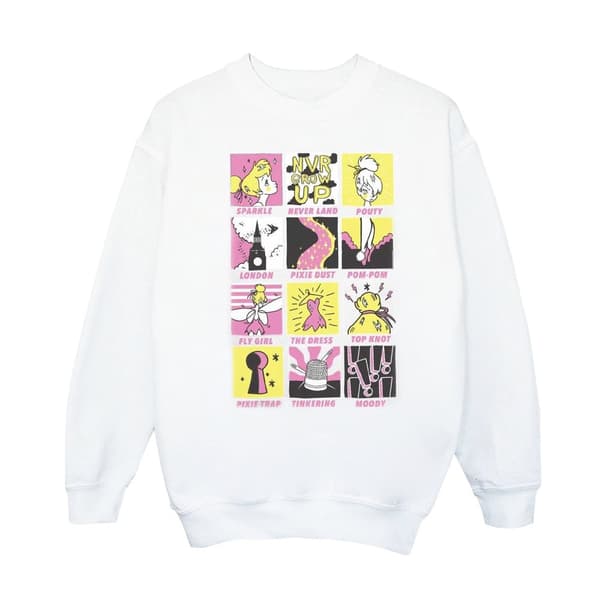 Disney Pojkar Tinkerbell Squares Sweatshirt
