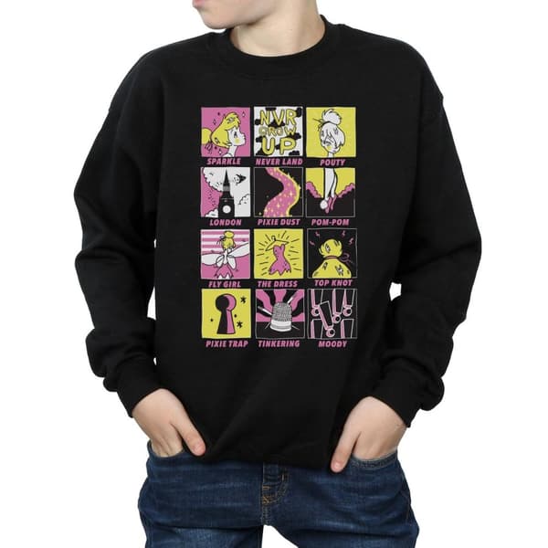 Disney Pojkar Tinkerbell Squares Sweatshirt