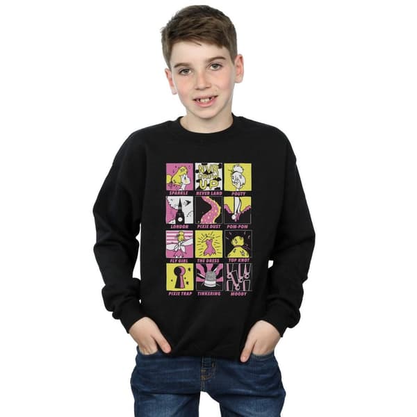 Disney Pojkar Tinkerbell Squares Sweatshirt