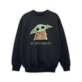 Miniatyrbild 1 av 3: Star Wars Girls The Mandalorian Grogu Snacks Meme Sweatshirt