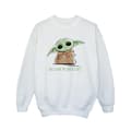 Miniatyrbild 1 av 3: Star Wars Girls The Mandalorian Grogu Snacks Meme Sweatshirt