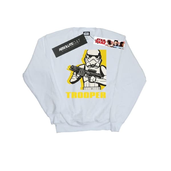 Star Wars Womens/Ladies Rebels Trooper Sweatshirt White L