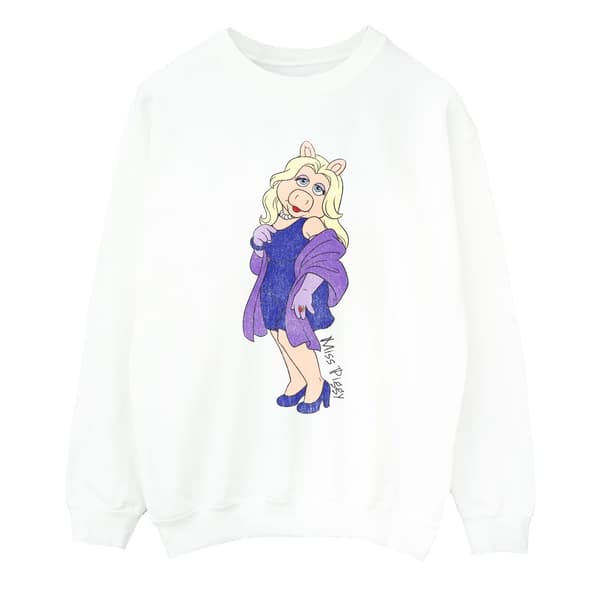 Disney Dam/Tjej Mupparna Klassisk Miss Piggy Sweatshirt