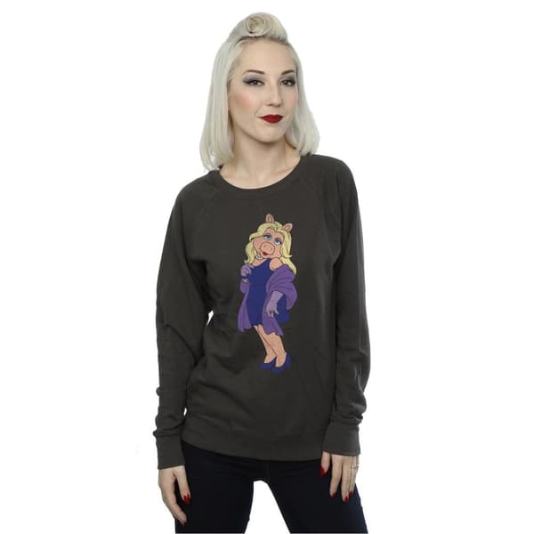 Disney Dam/Tjej Mupparna Klassisk Miss Piggy Sweatshirt