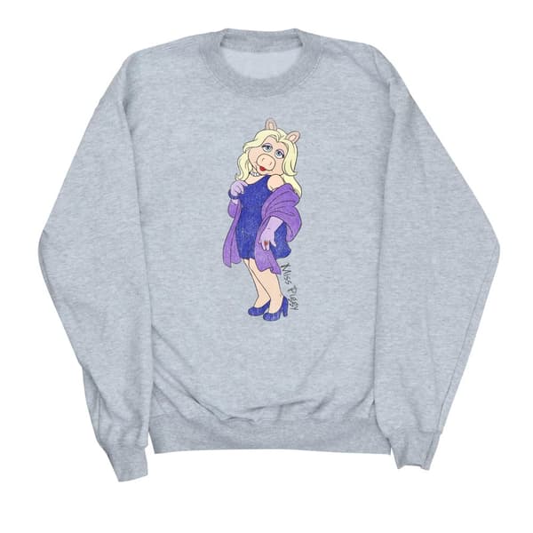 Disney Dam/Tjej Mupparna Klassisk Miss Piggy Sweatshirt