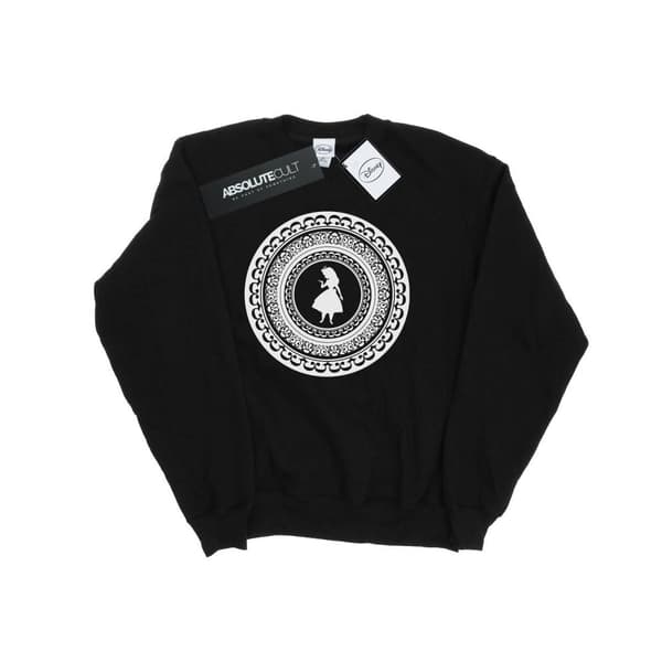 Disney Mens Alice In Wonderland Circle Sweatshirt