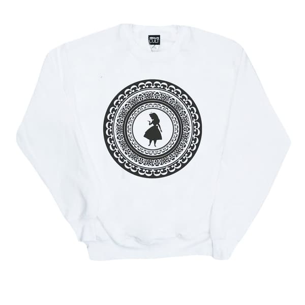 Disney Mens Alice In Wonderland Circle Sweatshirt