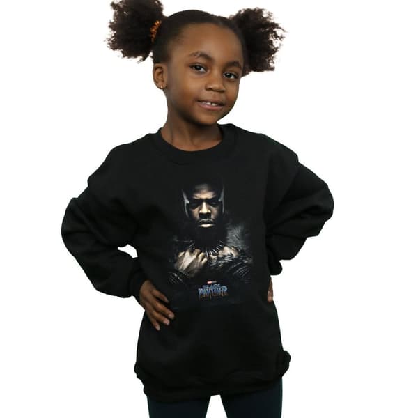 Marvel Girls Black Panther M´Baku Poster Sweatshirt