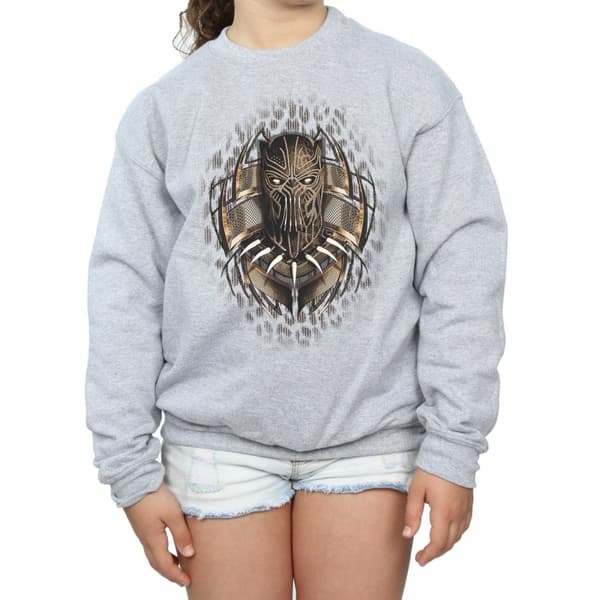 Marvel Black Panther Gold Killmonger-tröja för flickor