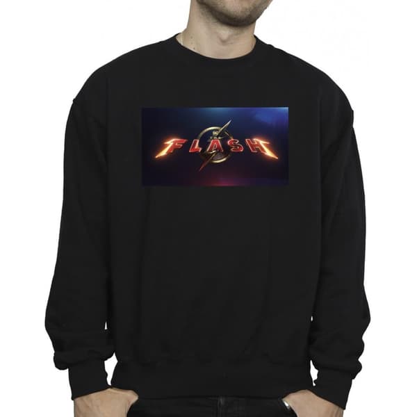 DC Comics Sweatshirt med The Flash-filmlogotyp för herrar