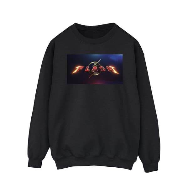 DC Comics Sweatshirt med The Flash-filmlogotyp för herrar