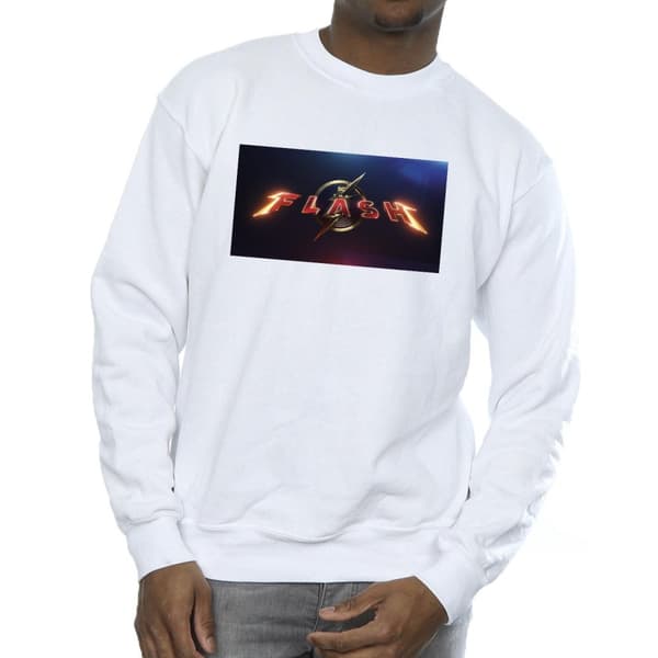 DC Comics Sweatshirt med The Flash-filmlogotyp för herrar