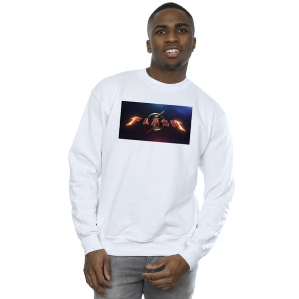 DC Comics Sweatshirt med The Flash-filmlogotyp för herrar