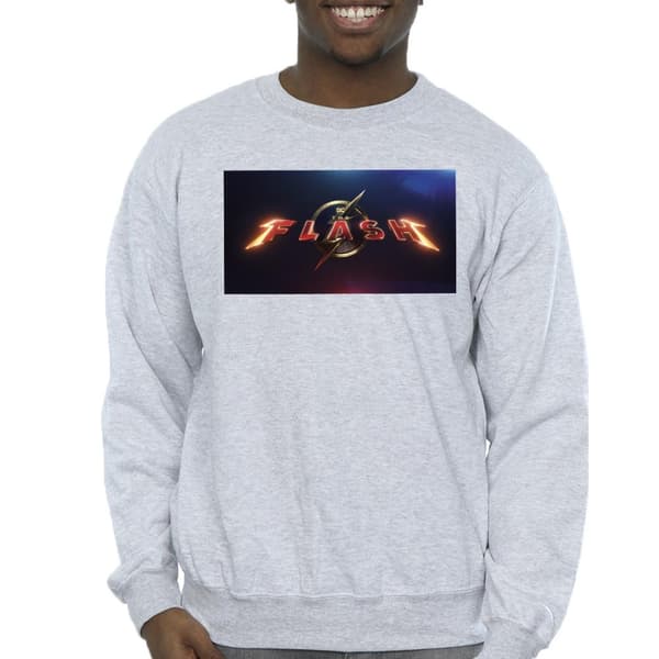 DC Comics Sweatshirt med The Flash-filmlogotyp för herrar