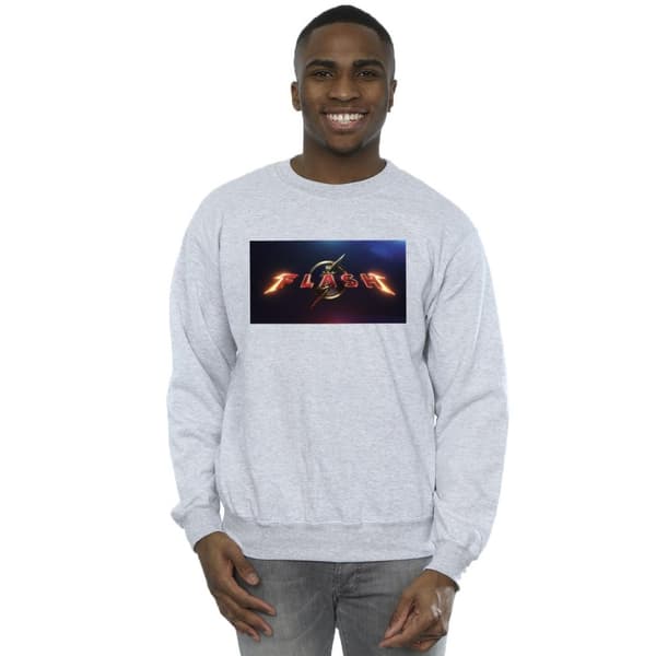 DC Comics Sweatshirt med The Flash-filmlogotyp för herrar