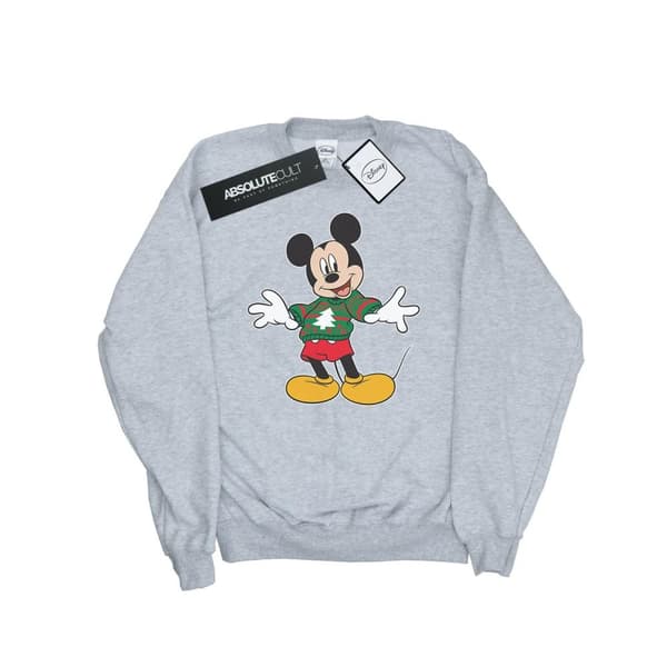 Disney Flickor Musse Pigg Jul Jumper Stroke Sweatshirt