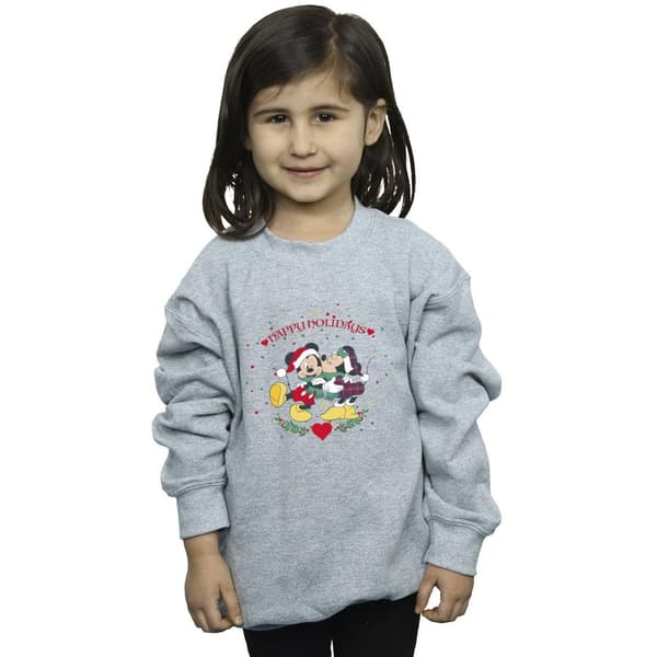 Disney Flickor Musse Pigg Musse Mimmi Jul Sweatshirt